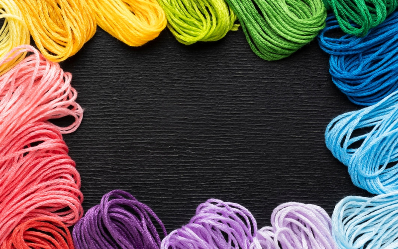 نخ های گلدوزی